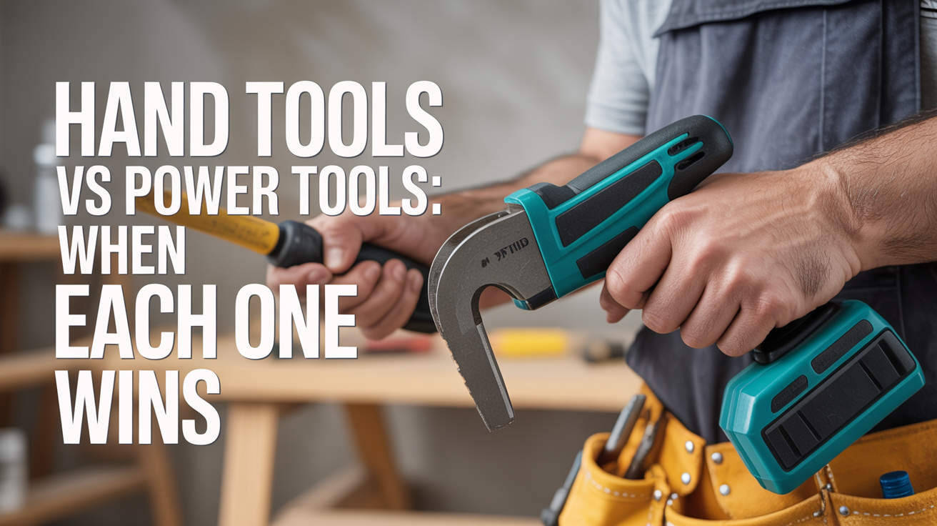 Hand Tools vs Power Tools: When Each One Wins