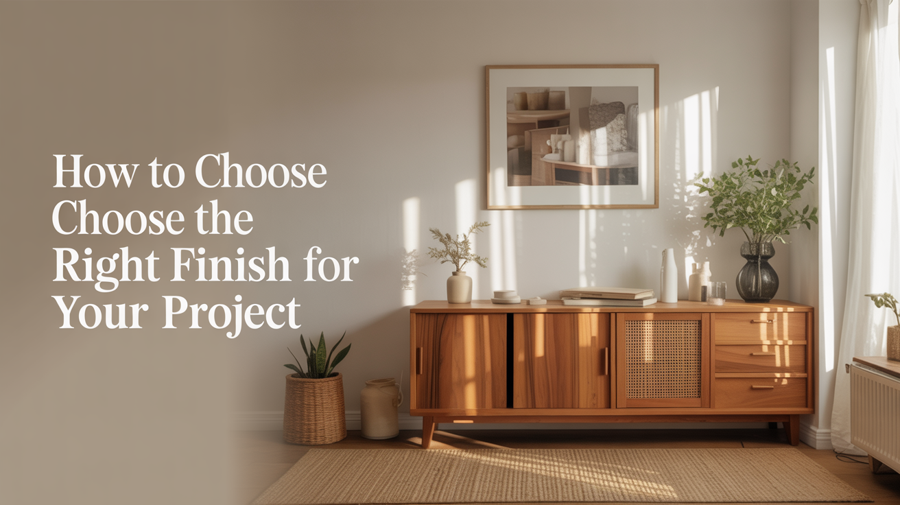 How to Choose the Right Finish for Your Project