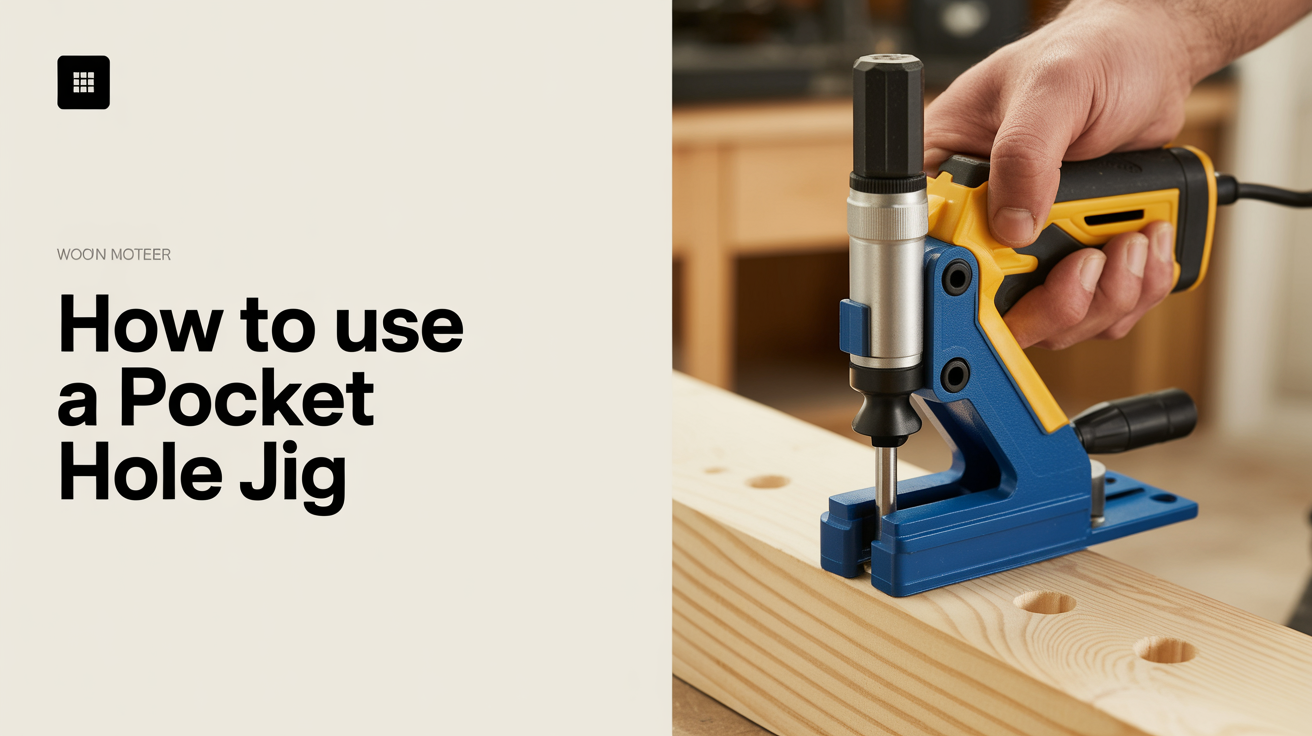 How to Use a Pocket Hole Jig