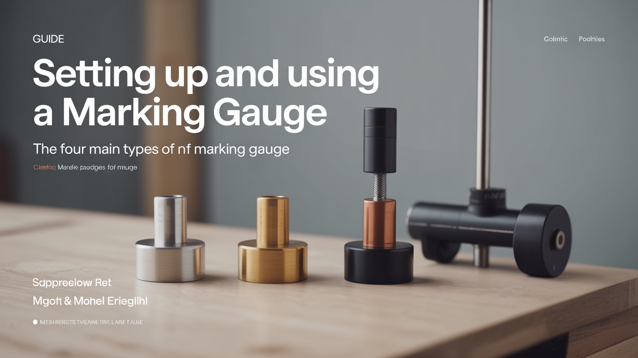 The Four Main Types of Marking Gauge