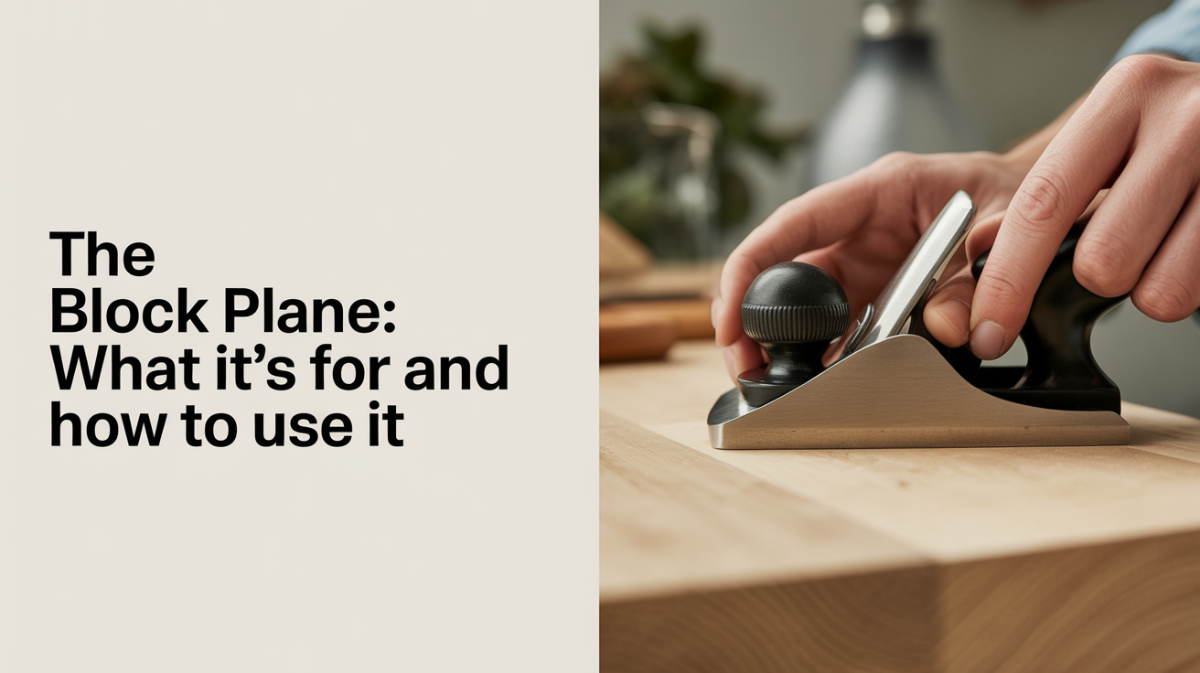 The Block Plane: What It's For and How to Use It
