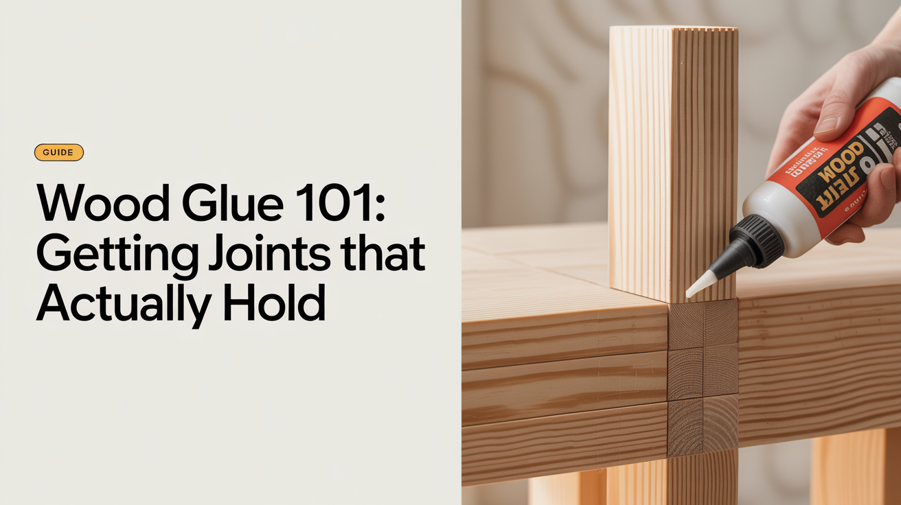 Wood Glue 101: Getting Joints That Actually Hold
